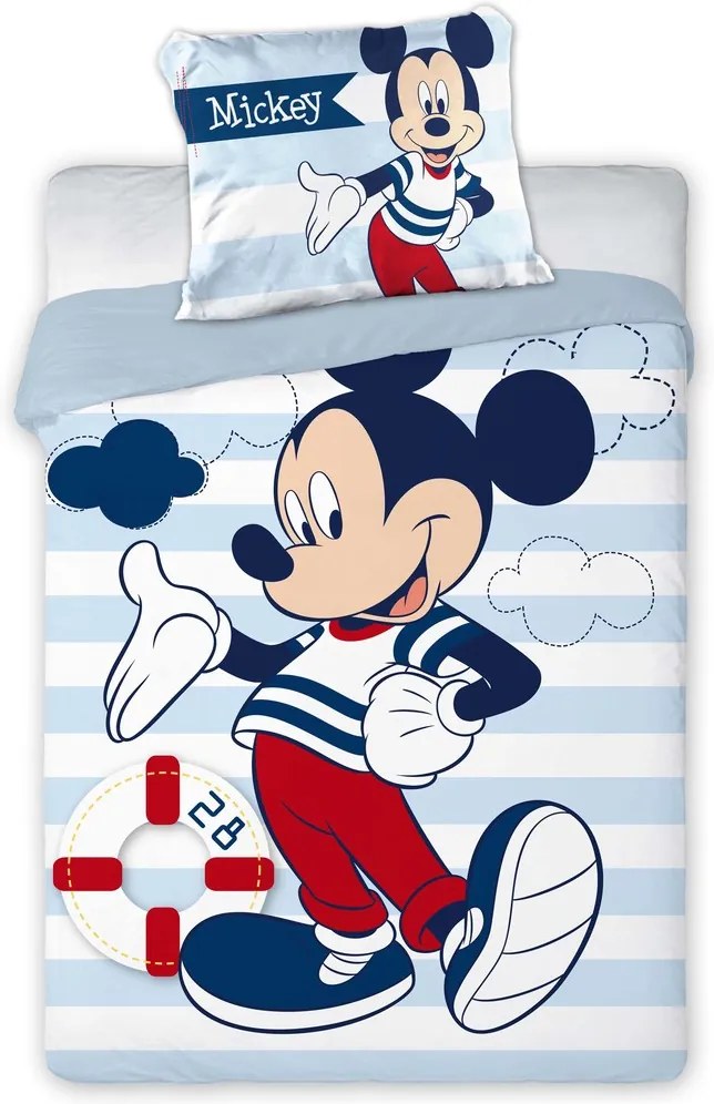 Detské obliečky Mickey Mouse 076 135x100 + 60x40 cm