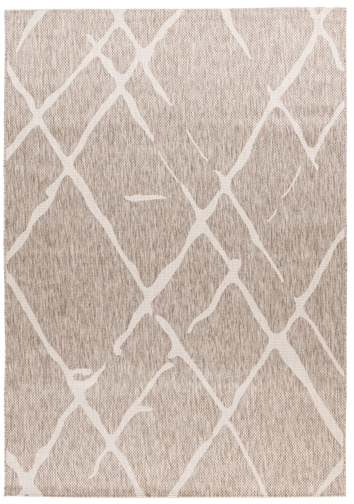 Obsession, Kusový koberec My Tallinn 540 Taupe - na von aj na doma, 120x170, béžová, chodba / predsieň