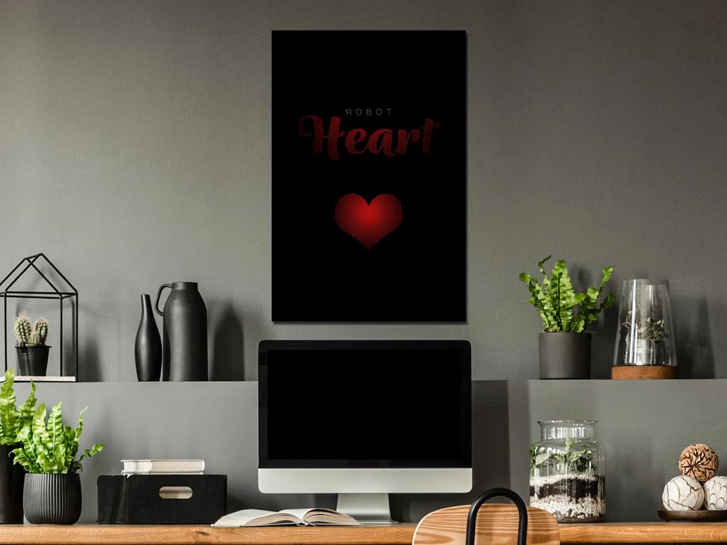 Artgeist Obraz - Robot Heart (1 Part) Vertical Veľkosť: 60x90, Verzia: Premium Print