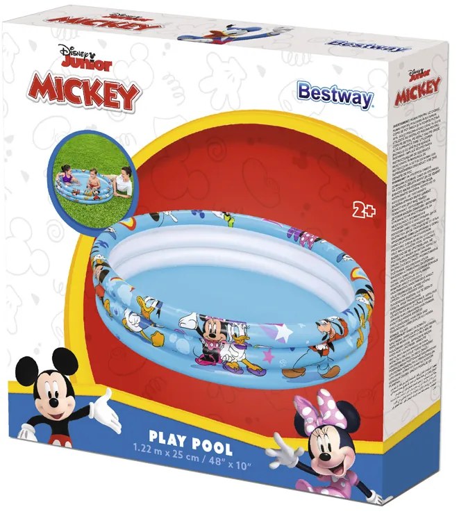 Nafukovací bazén 122cm Mickey&Friends Bestway 91007