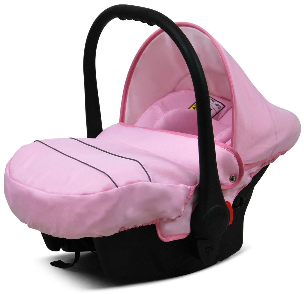 Detský kočík 4v1 BabyLux AIR ALU Sweet Pink + isofix základňa