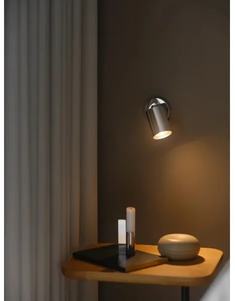 Nordlux - Nástenné bodové svietidlo EXPLORE 1xGU10/7W/230V lesklý chróm