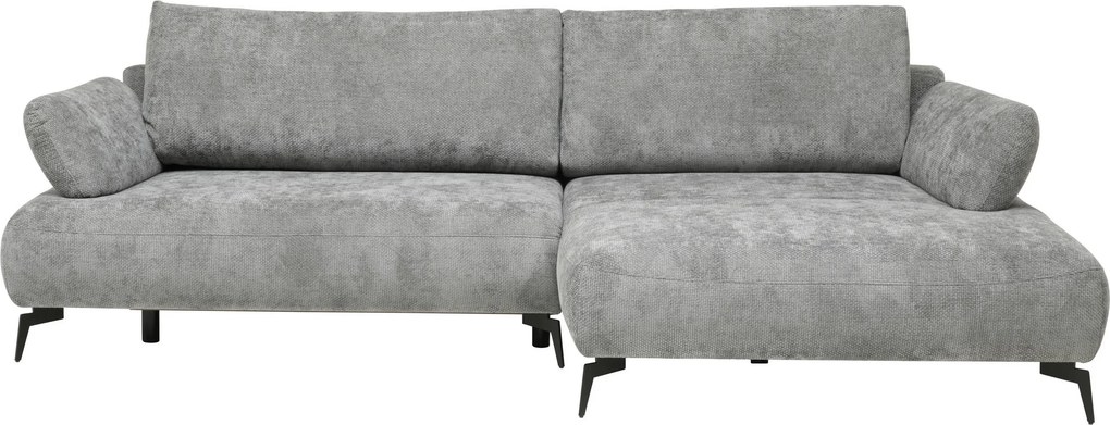XXXLutz ROHOVÁ SEDAČKA, textil, sivá MID.YOU - Sedačky - 000694009101