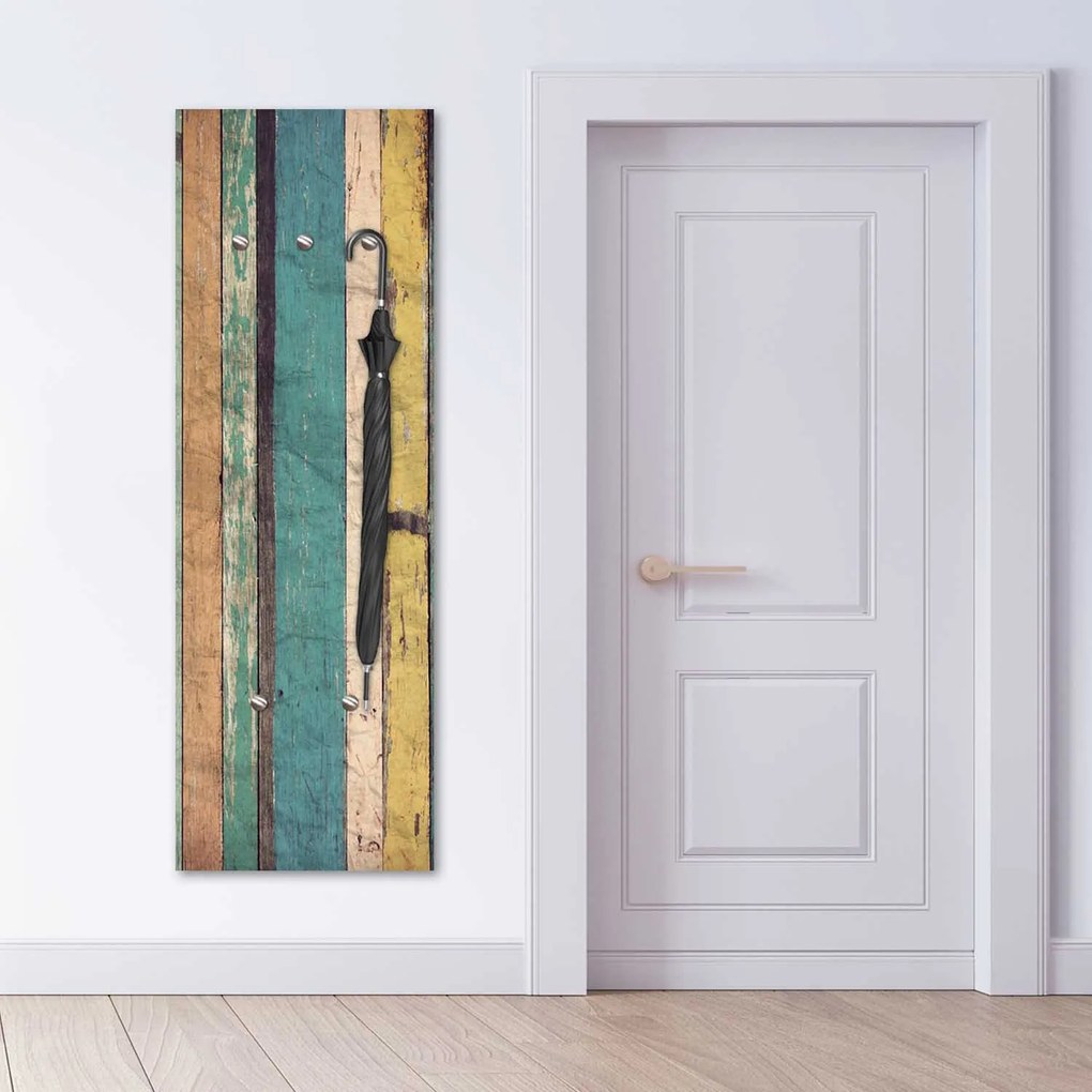 Gario Vešiak na stenu Farebné drevo Rozmery: 30 x 90 cm