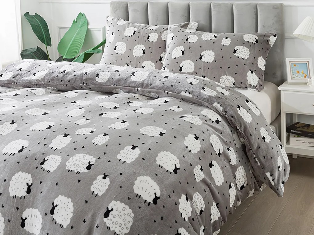 XPOSE® Predĺžené mikroplyšové obliečky OVEČKA Exclusive