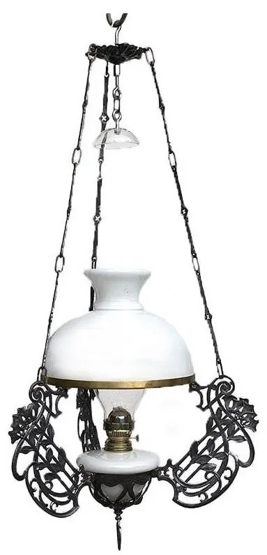 Floriánova huť Závesná petrolejová lampa 85 cm FL0031