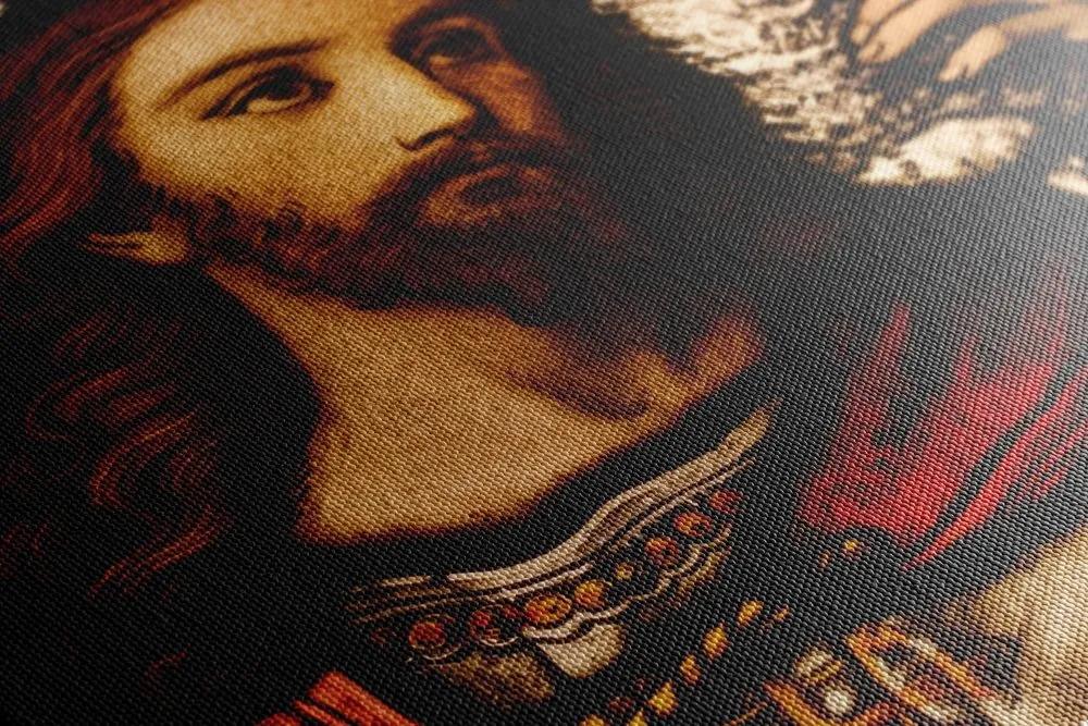 Obraz Ježiš s jahniatkom - 120x80