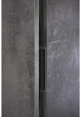 Kúpeľňová skrinka pod umývadlo Sanox Porto farba čela betón antracitovo sivá ŠxVxH 120 x 59 x 50 cm umývadlová doska biela matná