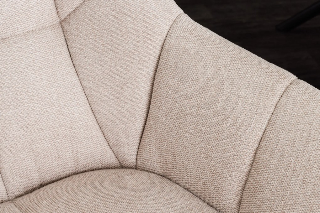 Stolička Papillon champagne otočná