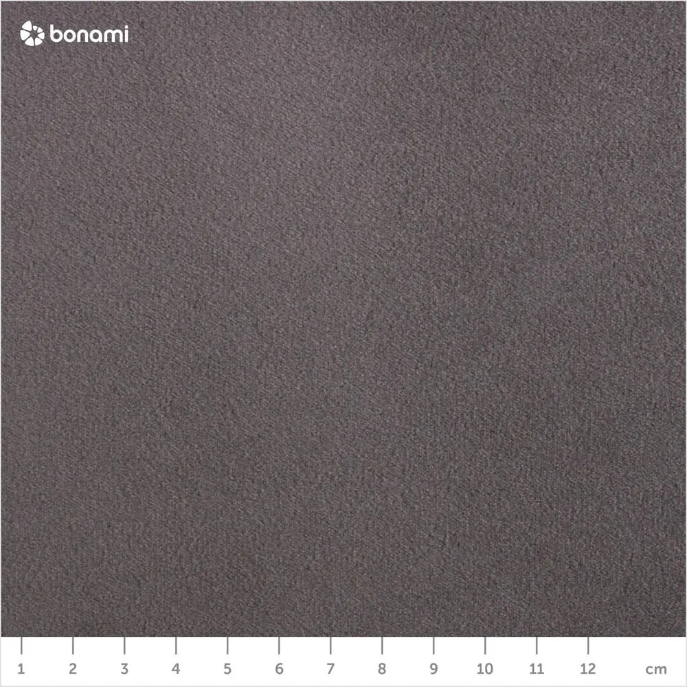 Tmavosivá zamatová pohovka Milo Casa Santo, 174 cm