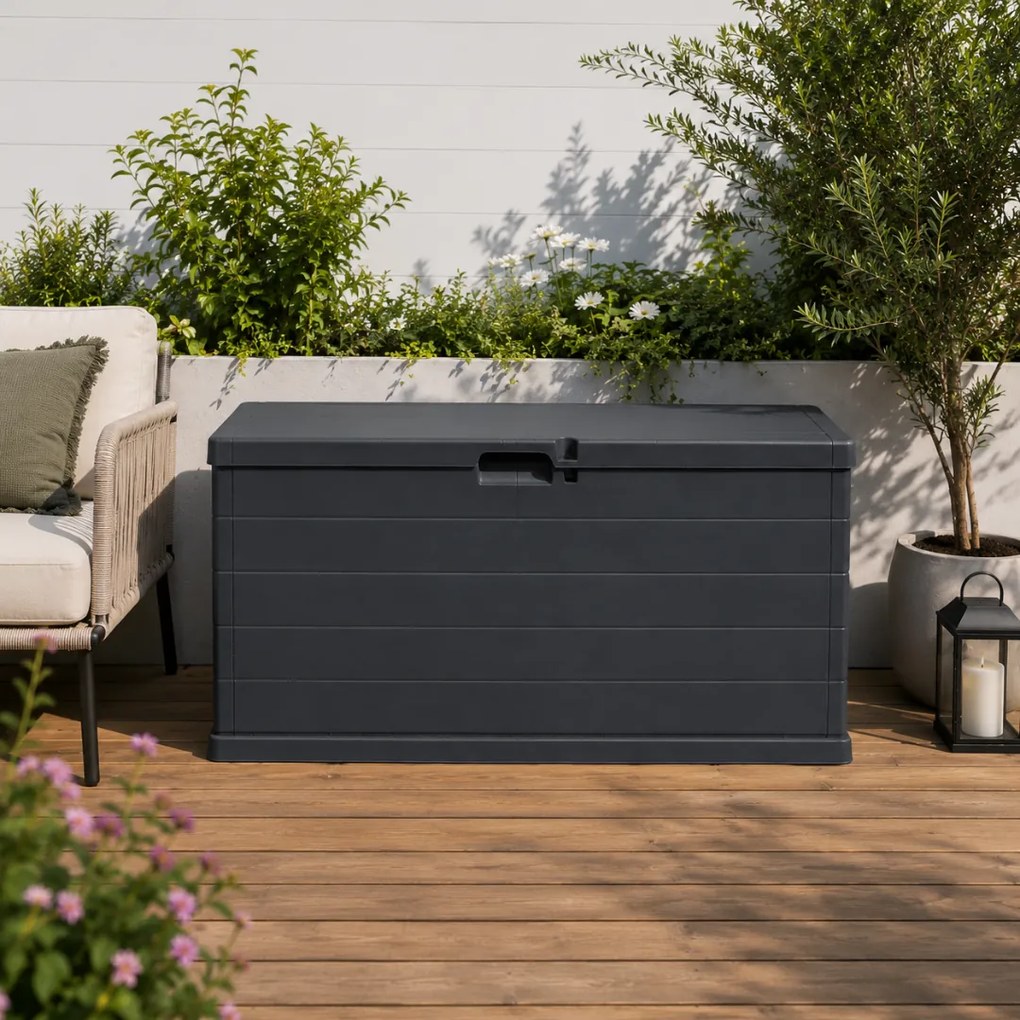 Úložný box OMEGA, 210L, 117x38x56cm, antracitová I.P.A.E-Progarden