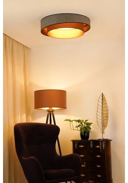 Brilagi - LED Stropné svietidlo VEGAS SHINE LED/24W/230V pr. 60 cm hnedá