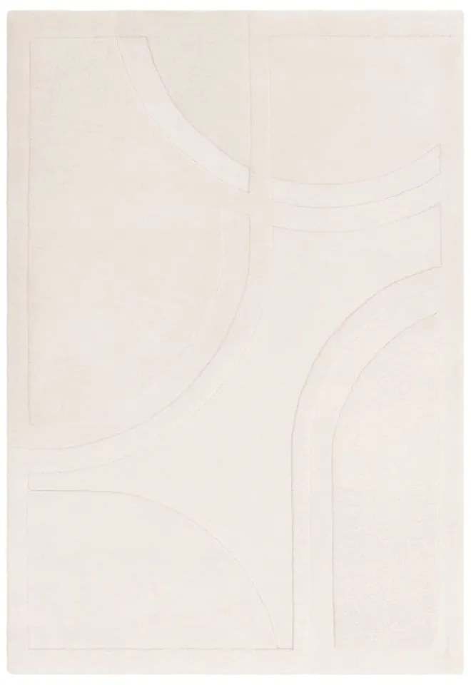 Biely vlnený koberec 120x170 cm Olsen – Asiatic Carpets