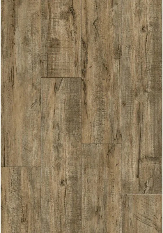 Mexen El Paso vinylové panely 1240 x 182 mm SPC 6,5 mm, podložka IXPE 1,5 mm, 4 V-spáry, Orech - F1069-1240-182-505-4V1-01