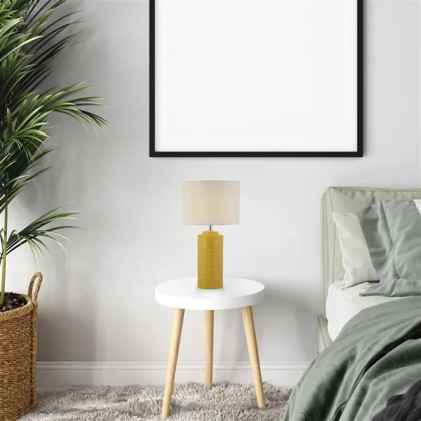 Searchlight EU60062OC - Stolná lampa CHARLESTON 1xE27/10W/230V keramika