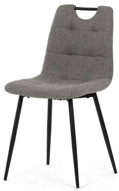 Autronic BONTEC Jedálenská stolička, sivá, látka, DCL-V2017 GREY2 Farba: Šedá