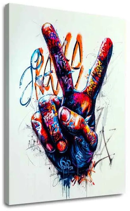 Obraz Peace Hand | Talianske plátno | different dimensions