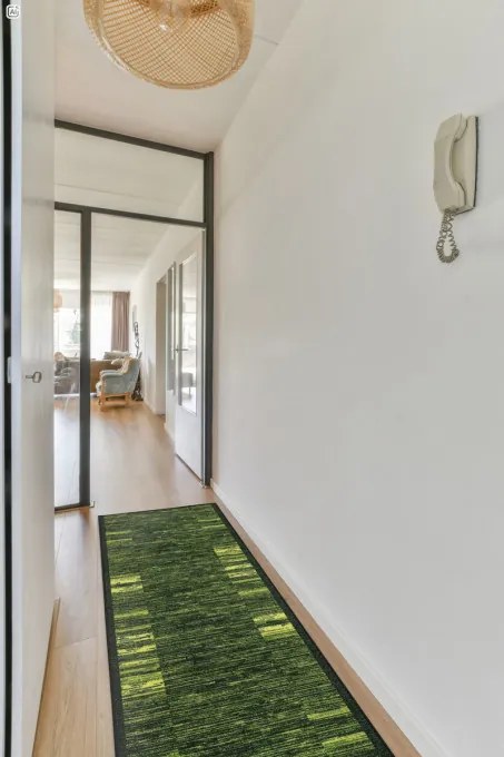 Protišmykový koberec / behúň  Adagio 12 zelený