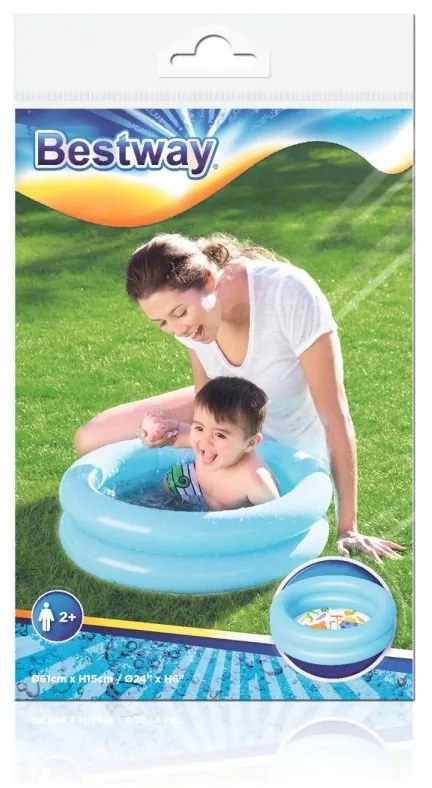 Detský bazén 61 x 15 cm BESTWAY 51061 - modrý