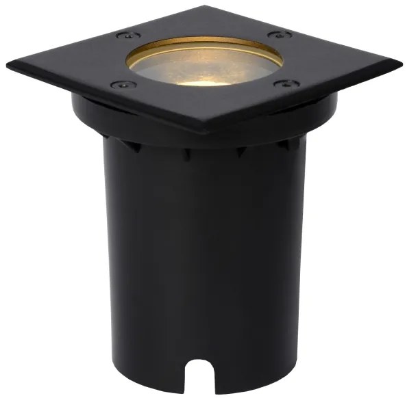 Lucide 11800/01/30- Vonkajšie zápustné svietidlo BILTIN 1xGU10/35W/230V IP67 čierna