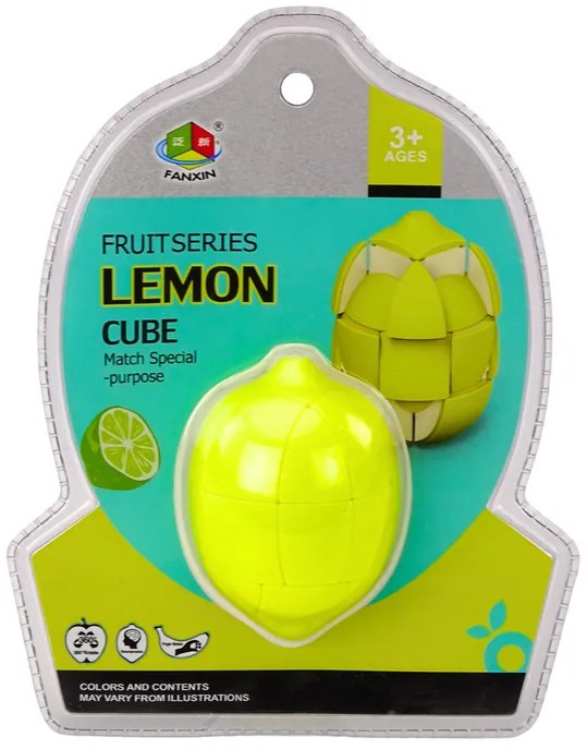 LEAN TOYS Vzdelávacie puzzle - Citrón