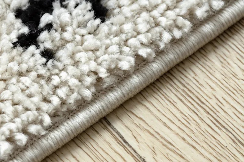 Dywany Łuszczów, Kusový koberec Berber Tetuan B751 cream, 200x290, biela, obývacia izba