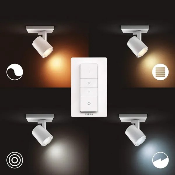 Philips - LED Stmievateľné bodové svietidlo Hue RUNNER 1xGU10/4,2W/230V + DO biela