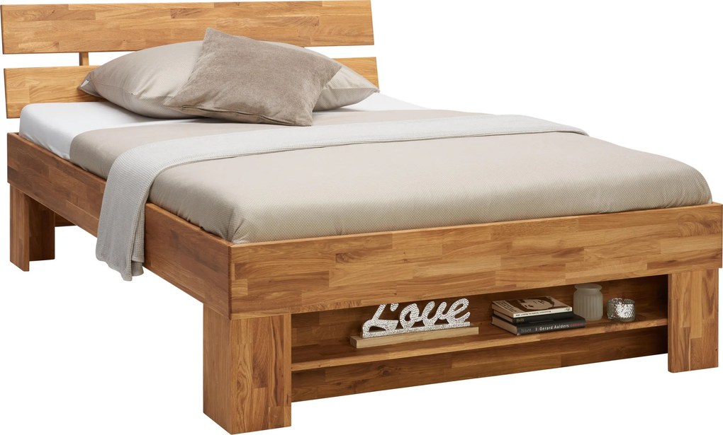 XXXLutz POSTEĽ, 140/200 cm divoký dub Carryhome - Postele - 002730001602