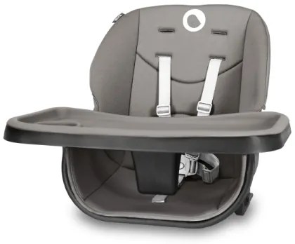 Lionelo - Detská jedálenská stolička 2v1 MONA Black Onyx