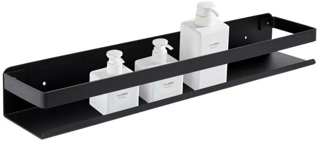 Nástenná polica MEGARA 50 cm čierna