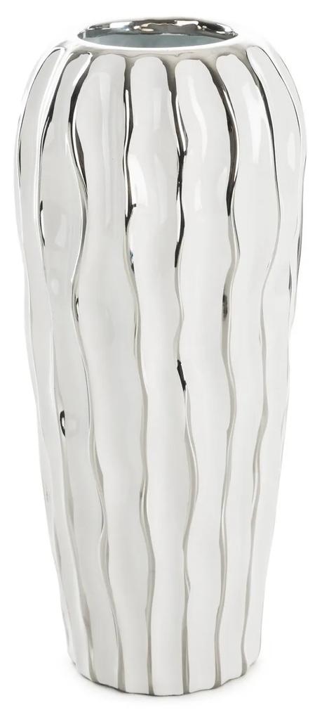 Dekoračná váza SAVANA biela