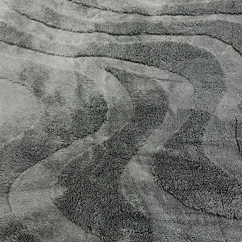 Deka luxury baranková z mikroplyšu tmavo sivá 150x200cm TiaHome