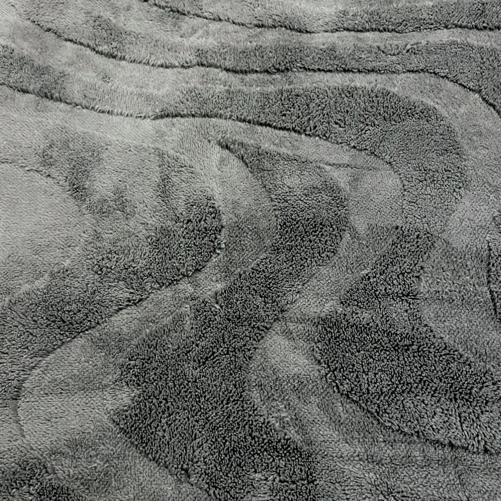 Deka luxury baranková z mikroplyšu tmavo sivá 150x200cm