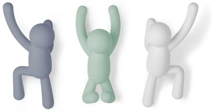 Háček Umbra BUDDY SET/3ks barevný