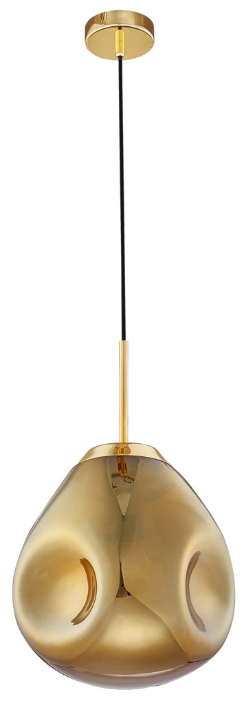 Rustikálny luster Lava 25 zlaté