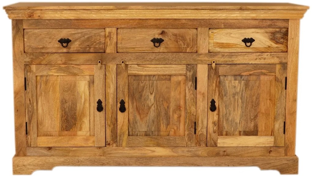furniture-nabytek.cz - Komoda rustikální z masivu mango 160x90x45