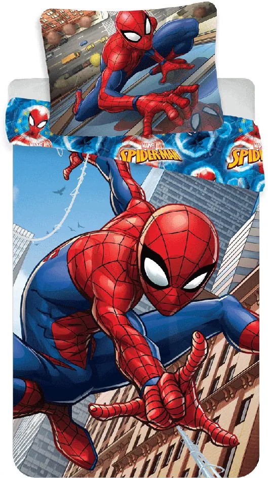 Jerry Fabrics Spiderman Climbs  140x200/70x90 cm