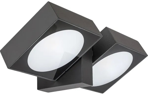 Rabalux 77101 - LED Vonkajšie nástenné svietidlo TELDE 2xLED/7W/230V IP54 antracit