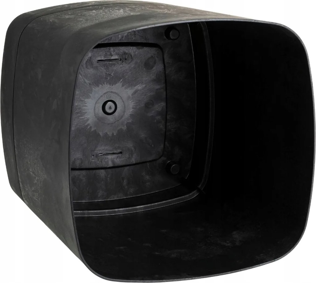 Plastový květináč s podmiskou Cubi 19x19 cm - výber z 6 prevedení