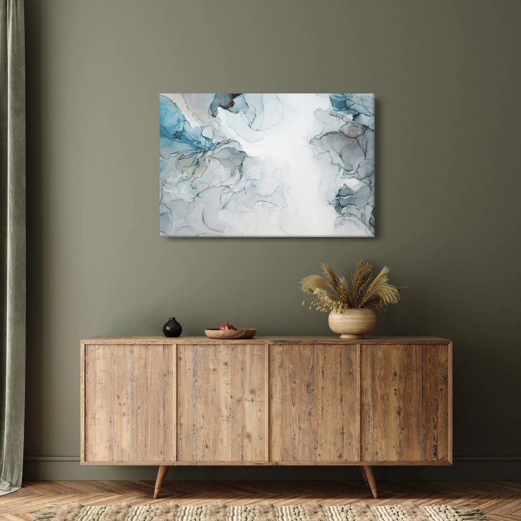 Obraz - Modrý mramor (90x60 cm)