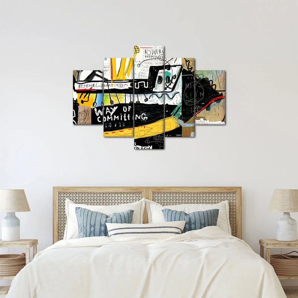 Obraz - Graffiti (150x105 cm)
