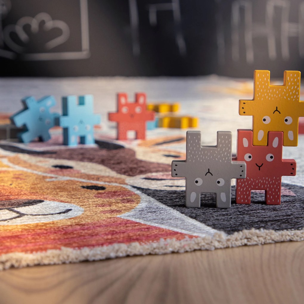 Kusový koberec My Greta 606 friends, 115x170, viacfarebná, detská izba, Obsession