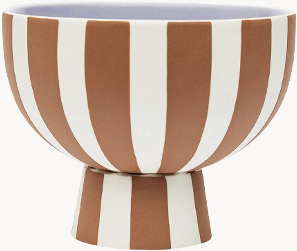 Ručne maľovaná dekoračná miska Toppu, V 10 cm