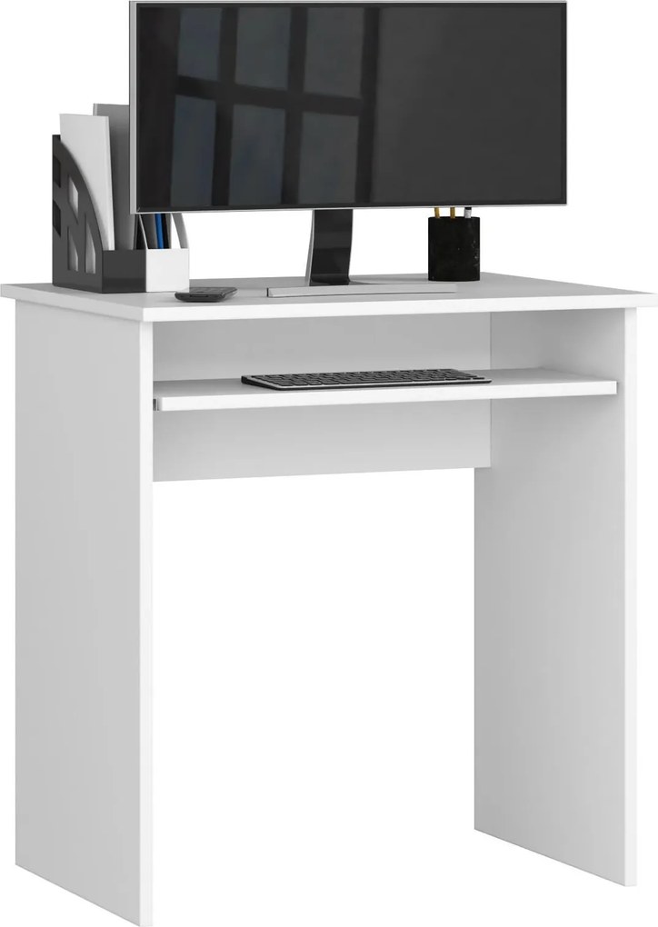 PC stolík Shakti (biela). Akcia -18%. Vlastná spoľahlivá doprava až k Vám domov. 1128571