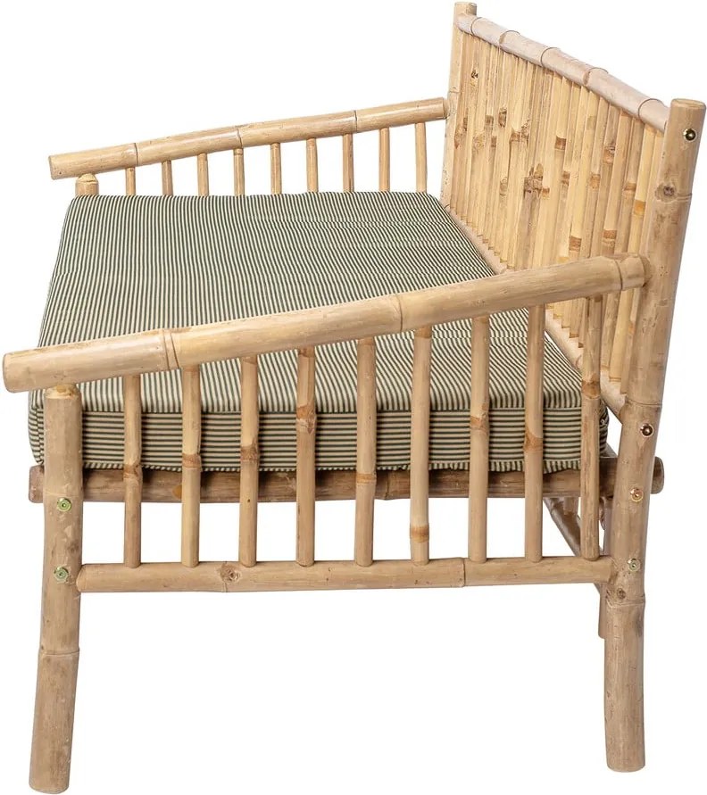 Bambusová záhradná pohovka v béžovo-prírodnej farbe Sole – Bloomingville