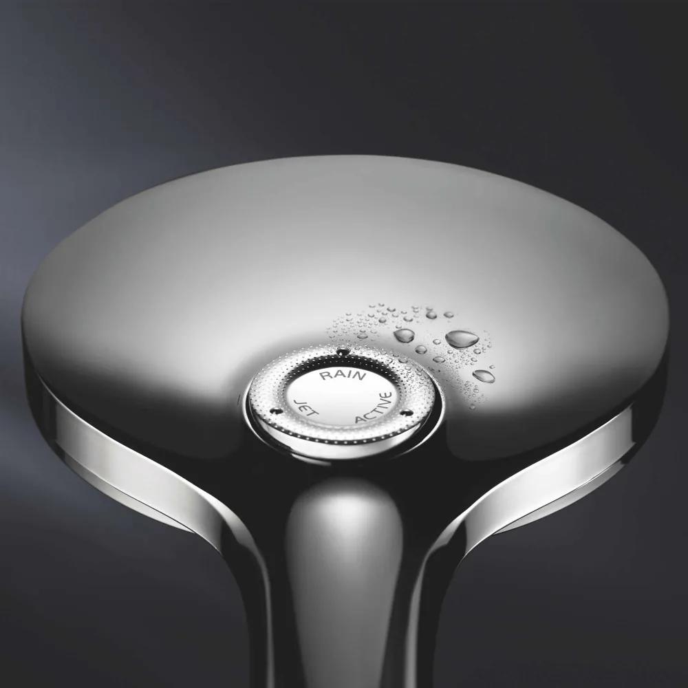 GROHE Rainshower SmartActive nástenný sprchový systém s termostatom, horná sprcha 1jet priemer 310 mm, ručná sprcha 3jet, chróm, 27966001