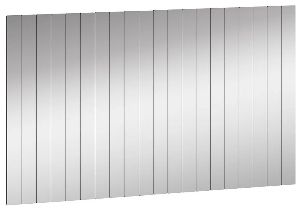 Sada 20 ks nalepovacích zrcadel Stripe 5x40 cm stříbrná