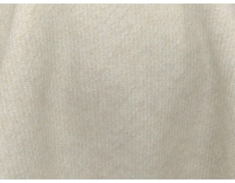 Krémovobiele čalúnené jedálenské kreslo Kalo – Makamii