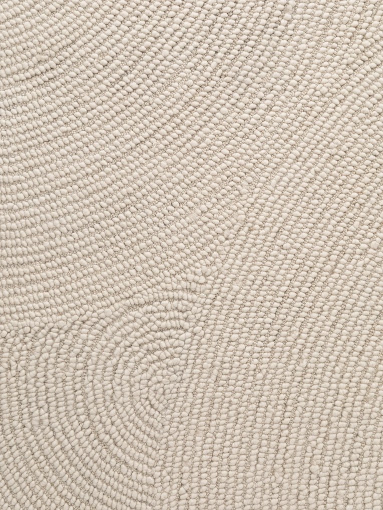 Kusový koberec Eleni 106220 Natur Weiß kruh, 200x200 (priemer) kruh, biela, obývacia izba, Hanse Home