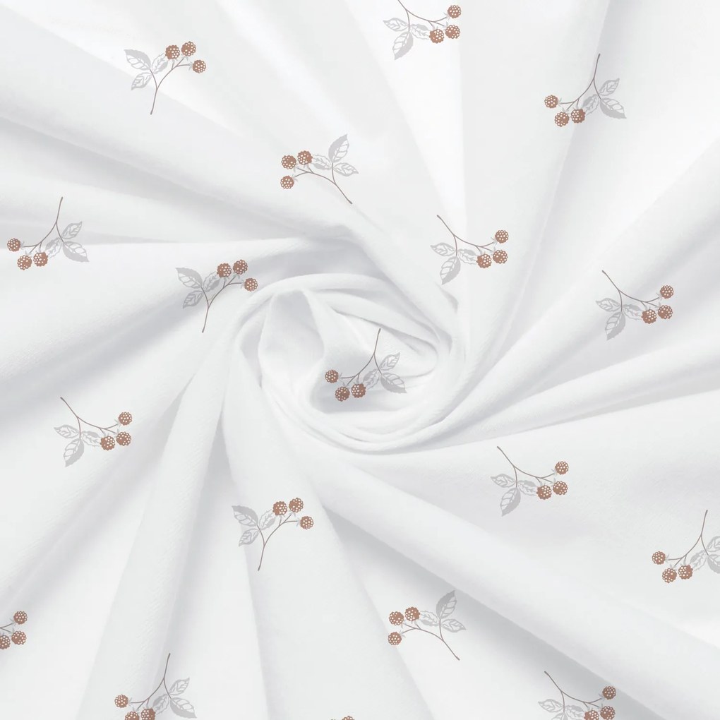 Babymatex Bavlnené prestieradlo do postieľky 70x140 cm - Maliny